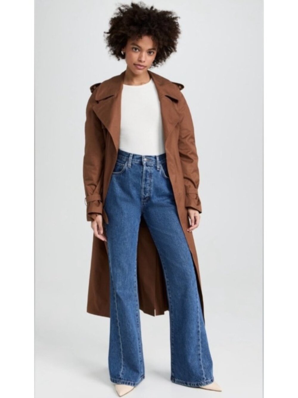 FAVORITE DUAGHTER The Valentina Flare Super High Rise Jeans in Montreal - Picture 4 of 16